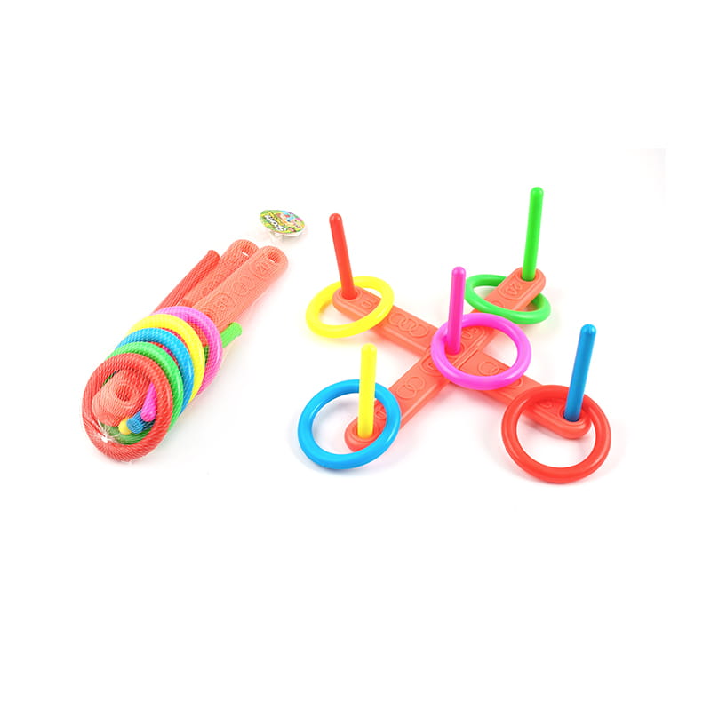 Zabawa pierścienia plastikowego ukrzyżowania